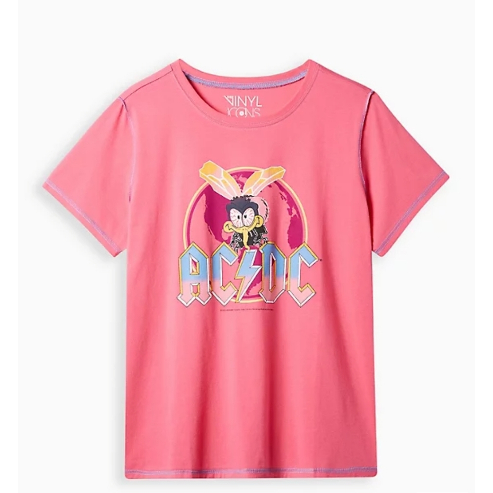 Torrid AC DC Slim Fit Seam T-Shirt